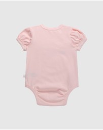 Kynd Baby - Miffy Puff Sleeve Bodysuit in Soft Pink