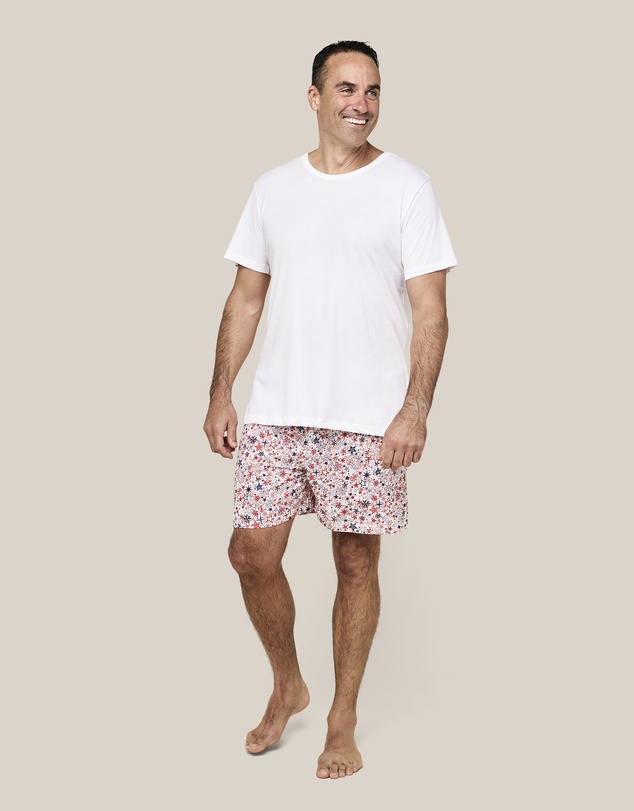 Papinelle - Christmas Stars Organic Cotton Knit Unisex Boxer PJ Set