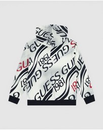 GUESS - Hooded Logo Active Top