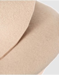 Max Alexander - Felt Winter Beige Pillbox Fascinator