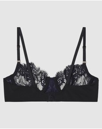 Skarlett Blue - Entice Wired Sheer Lace Balconette Bra