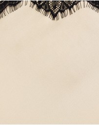 Third Form - Visions Lace Trim LS Maxi Dress
