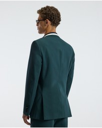 Calibre - Double Crepe Suit Jacket Hunter Green