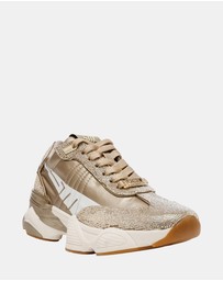 Steve Madden - Setback-R Gold Sneakers