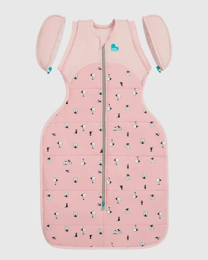 Love to Dream - Swaddle Up™ Transition Bag 2.5 TOG Quilted Organic Cotton & Merino Lamb's Best Friend Rose