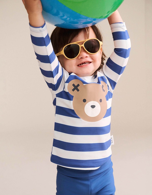 Huxbaby - Stripe Huxbear Two-Piece Swim Set - Babies-Kids