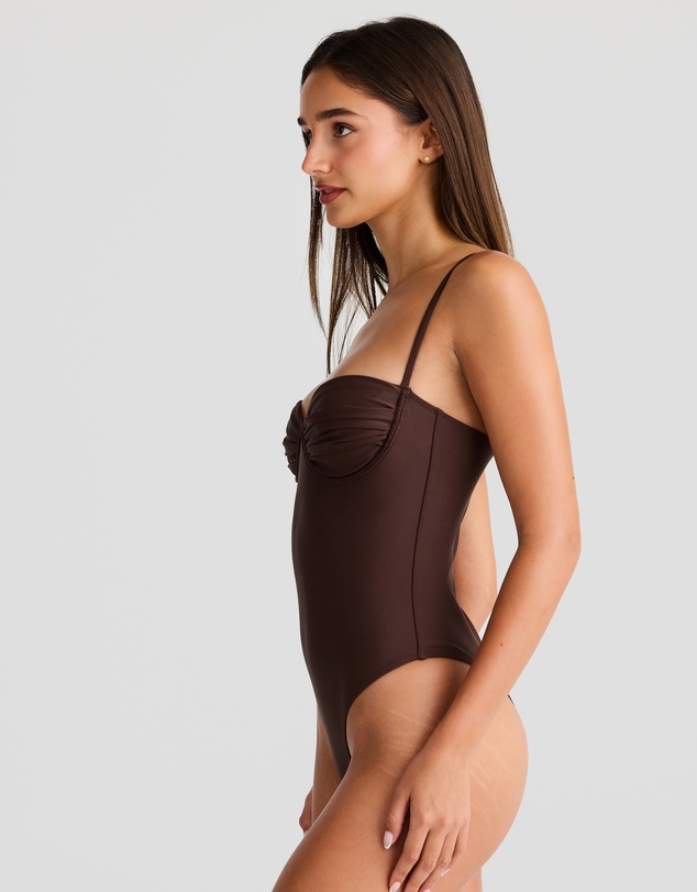 Vacay Swimwear - Paros One Piece Chocolate