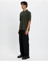 Scotch & Soda - 3 Crosses Program Garment Dyed Heavy Jersey Polo