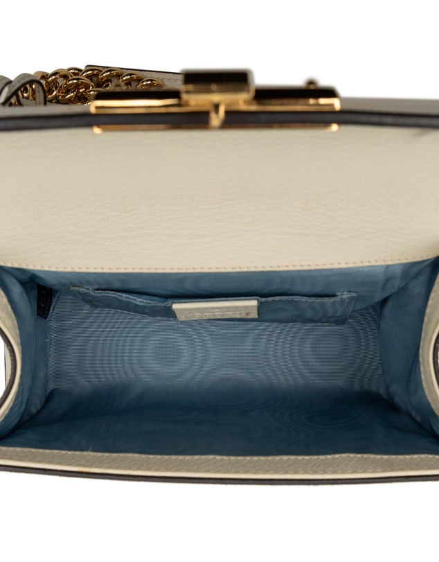 Pre-Loved by Azura Reborn - Pre-Loved Small Leather Bee Star Padlock Crossbody