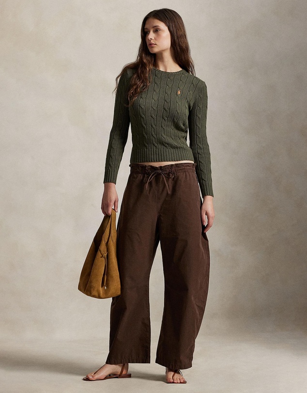 Polo Ralph Lauren - Cable-Knit Cotton Crewneck Sweater - The ICONIC Exclusive