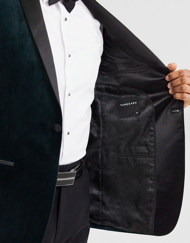 Tarocash - Maxiano Velvet Tuxedo Jacket