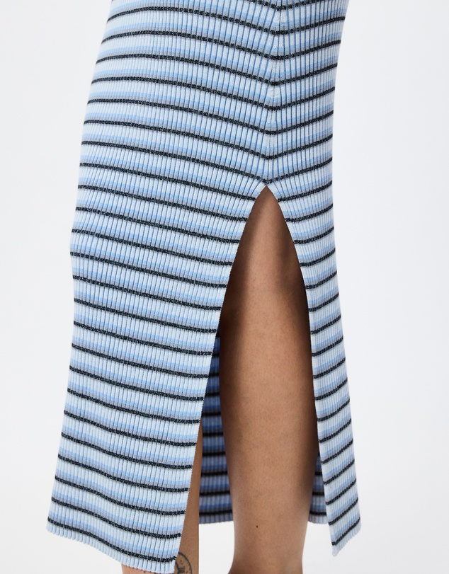 & Other Stories - Striped Rib-Knit Midi Dress
