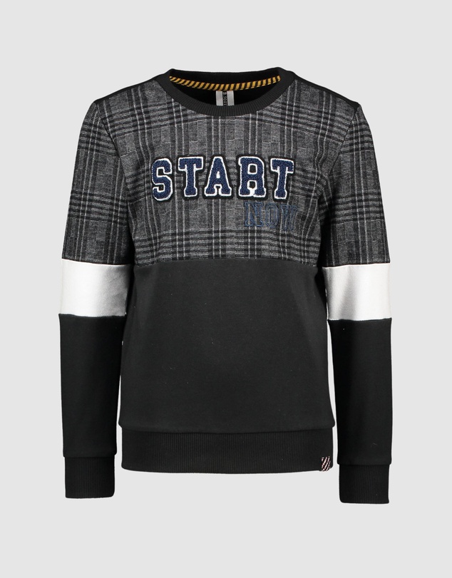 B.Nosy - Check Print Sweatshirt - Kids-Teens