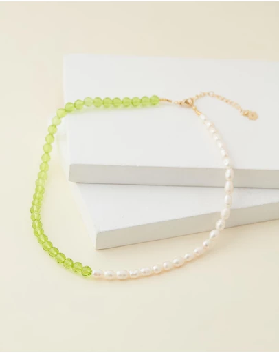 Senso - Pearl and Swarovski Choker