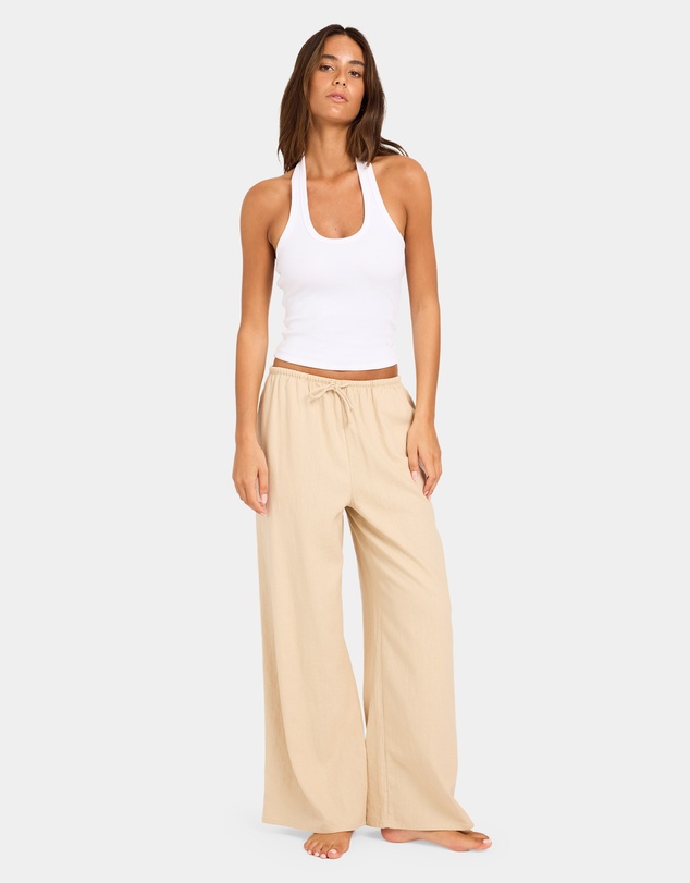 Roxy - Womens Lolani Elastic Waist Pants