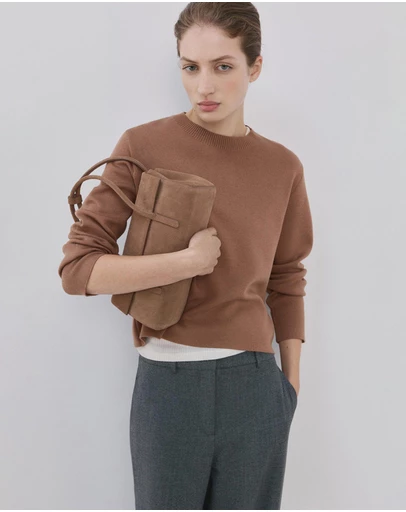 M.N.G - Round-Neck Knitted Sweater