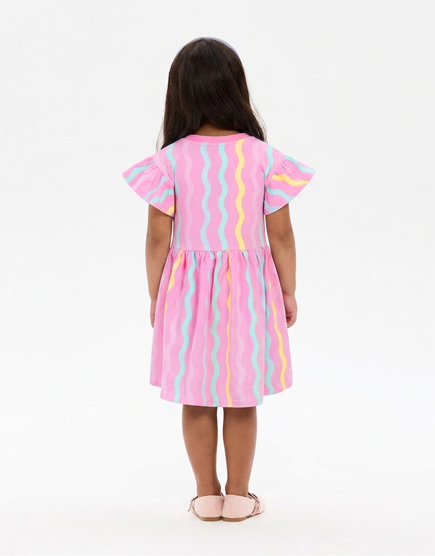 Rock Your Kid - Candry Stripe Fleur Dress