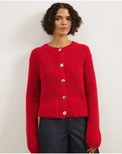 Atmos&Here - Gracie Chunky Knit Cardigan