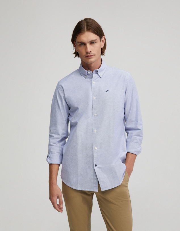 Oxford - Holloway Oxford Weave Cotton Shirt