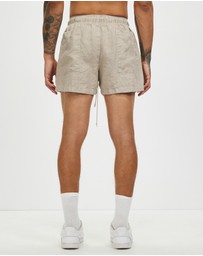 Surrounded By Ghosts - The Gembone Linen Drawstring Shorts