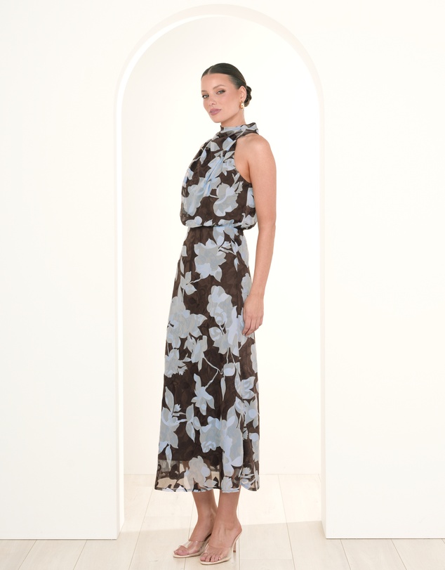 Pilgrim - Arlo High Neck Midi Dress