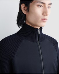 COS - Cotton-Panelled Merino Track Jacket