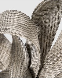 Fillies Collection - Silver Abaca Loops Racing Fascinator