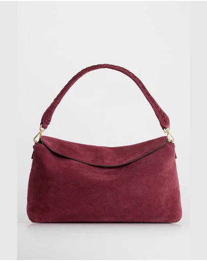 Evity - Clara Large Suede Leather Shoulder