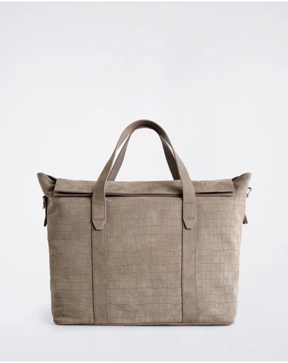 COS - Brunswick Messenger Bag - Croc
