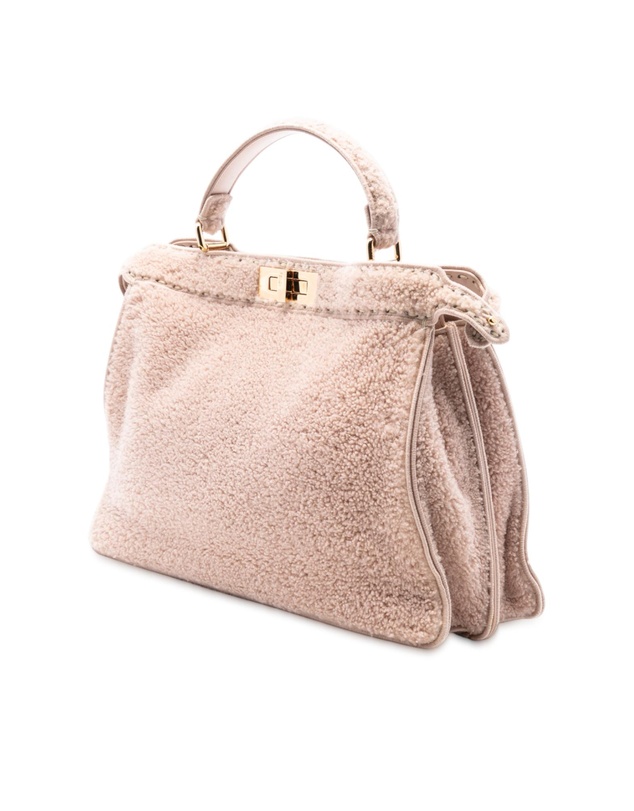 Pre-Loved by Azura Reborn - Pre-Loved Large Shearling Peekaboo ISeeU Satchel