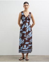 Minima Esenciales - Rhodes V-Neck Midi Dress