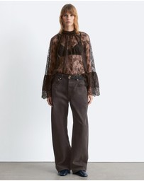 & Other Stories - Flounced Lace Blouse