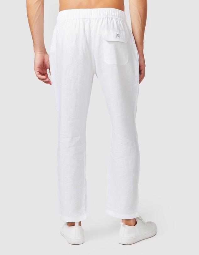 Vacay Swimwear - Linen Pants White