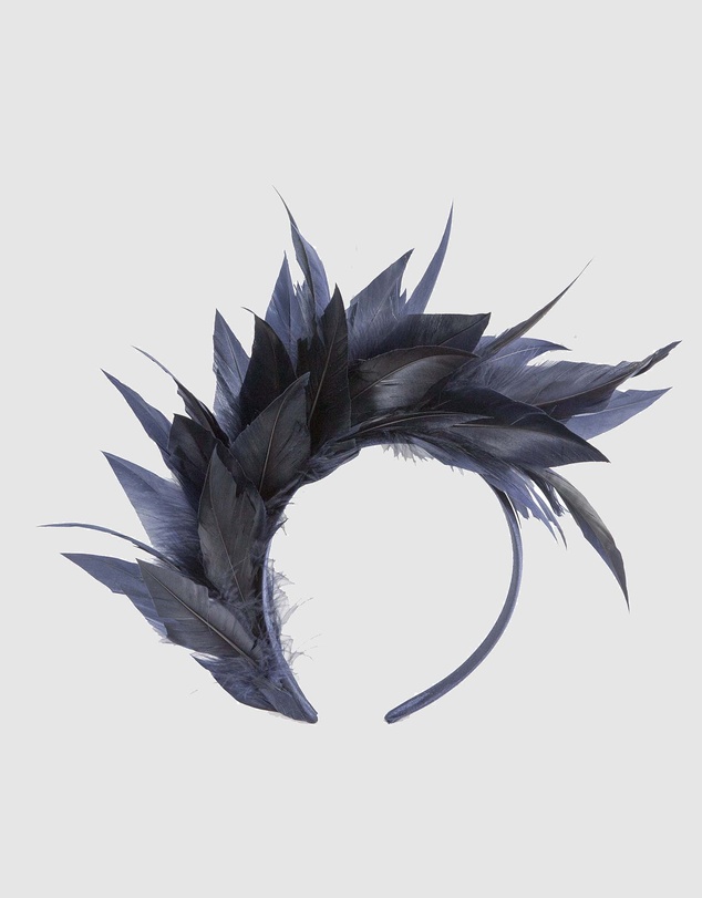 Max Alexander - Modern Navy Racing Fascinator