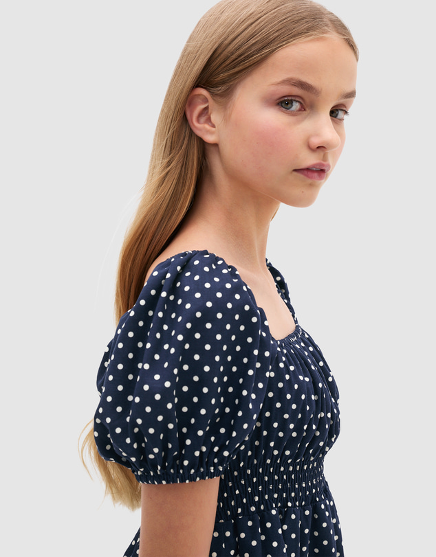 Seed Heritage - Puff Sleeve Dress - Teen