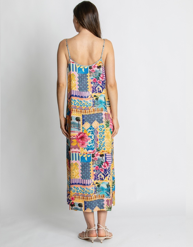 KACHEL - Hailey Slip Maxi Dress