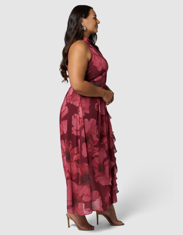 Pink Dusk by Curve Project - Kiss Kiss Maxi Dress