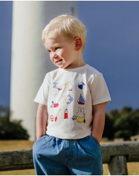 Kynd Baby - Miffy Tee in Snow White