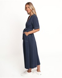 Petal & Pup - Kade Midi Dress - Blue