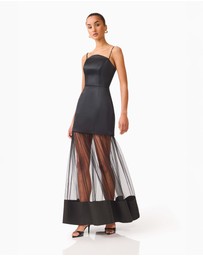 Elliatt - Marcella Strapless Gown in Black
