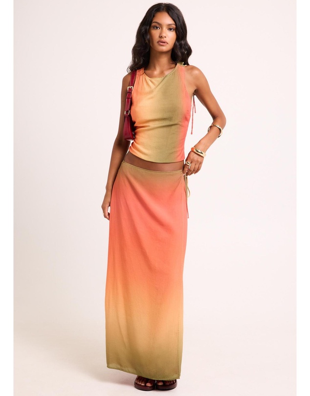 Subtitled - Earth Ombre Backless Top