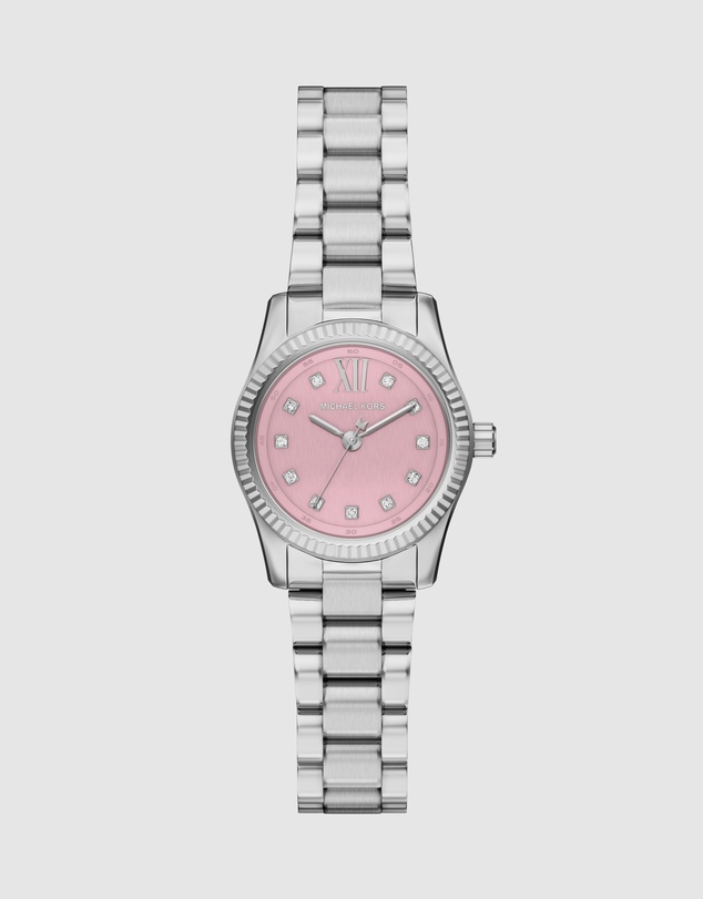 Michael Kors - Lexington Silver Tone Analogue Watch