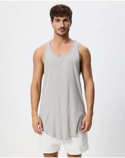 Surrounded By Ghosts - The Lawsonite Rib Knit Singlet