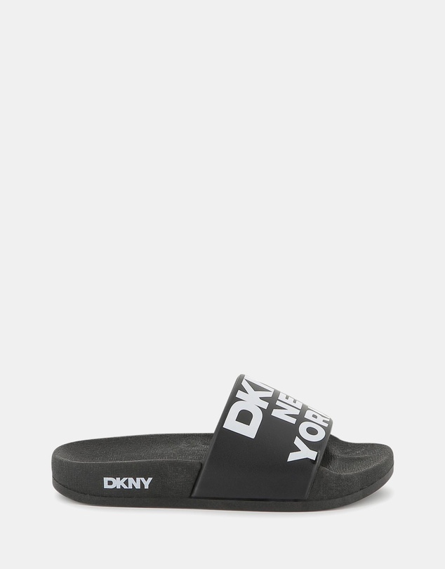 DKNY - Logo Aqua Slides - Kids-Teens