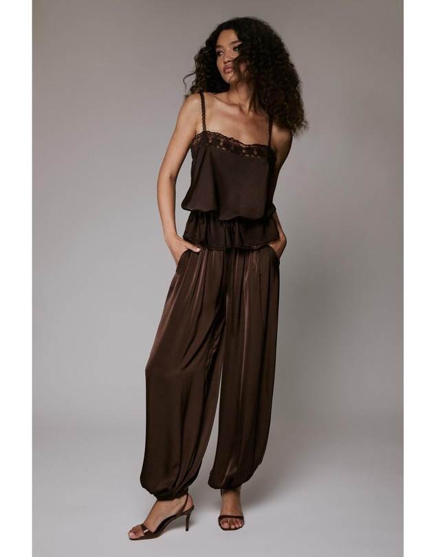 Bardot - Nikola Satin Balloon Pant