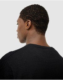 Politix - Elvin Geo Textured Crew Knit