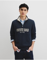 Country Road - Australian Cotton Half Zip Heritage Sweat