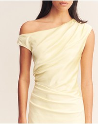 Shona Joy - Dillon Contrast Draped Maxi Dress