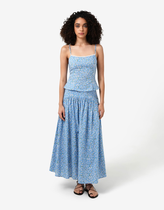 Forcast - Alisa Gathered Full Skirt