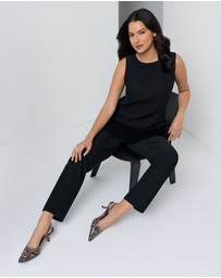 Miraclesuit Shapewear - Crepe Easy Jogger Relaxed Fit Drawstring Pants